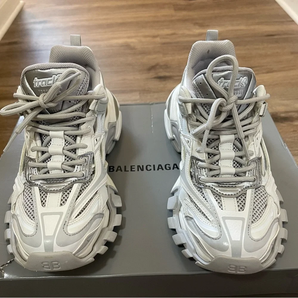 Balenciaga | Shoes | Balenciaga Track 2 Whitegreysilver | Poshmark
